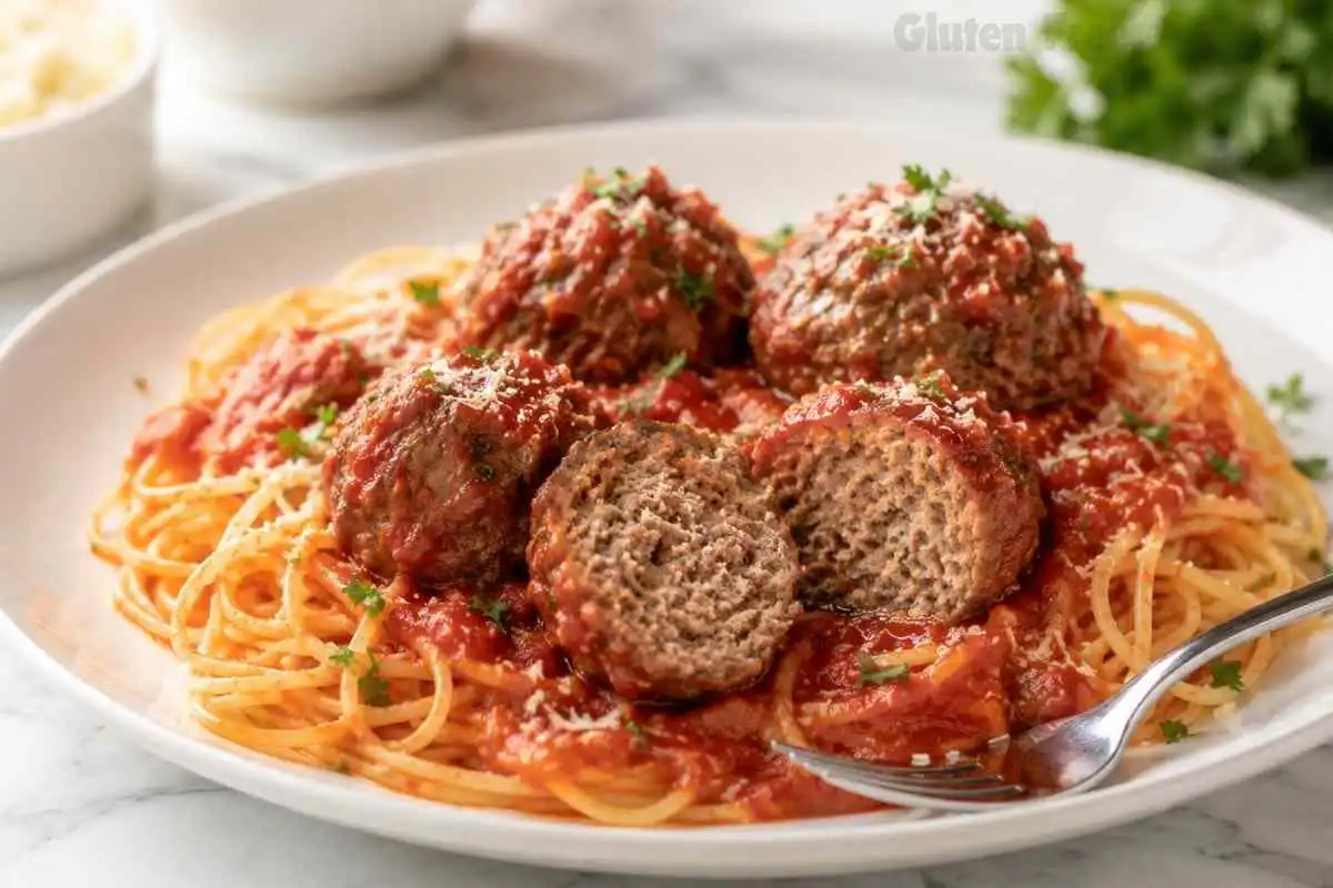 Gluten Free Meatballs (Baked, Juicy & Celiac-Safe)
