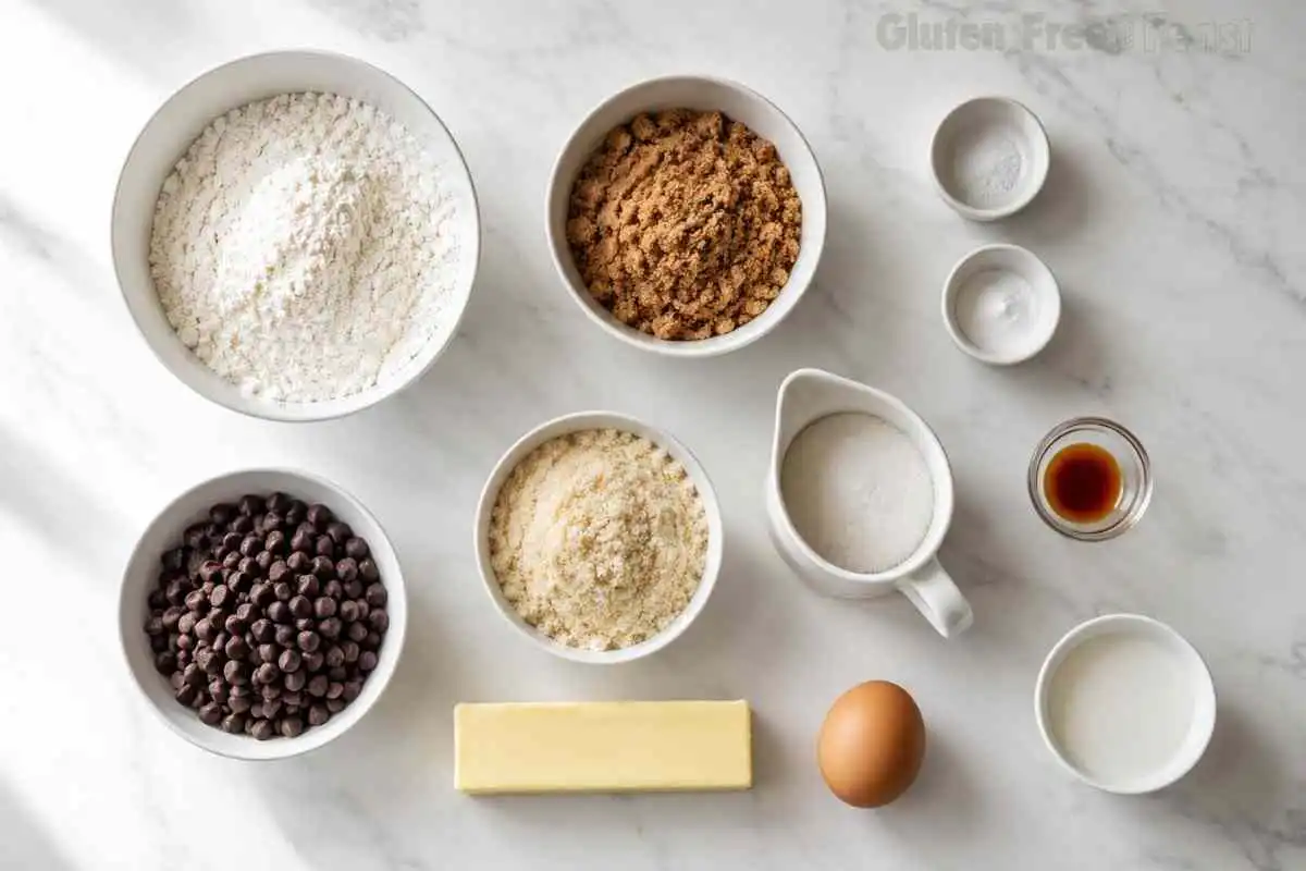gluten free chocolate chip cookie ingredients