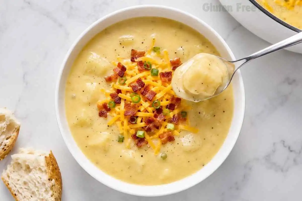 Gluten Free Potato Soup (Creamy, Celiac-Safe, No Flour)